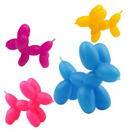 Funny Stretchy Dog Toys Novelty 2.5 Inch Stretchy Balloon Dog TPR Squishy Stress Relief Toys For Kids