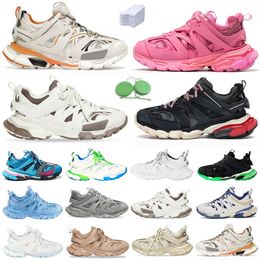 2024 Faixa 3 3.0 homens Mulheres Running Shoes Triple S Designer Plataforma Sneaker Black White Green Transparente Nitrogênio Cristal Sola Mens Treinadores Esportes 35-45