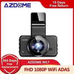 car dvr AZDOME M17 Car DVR FHD 1080P WiFi Dash Cam 3inch IPS Screen ADAS Car Recorder Dashcam Night Vision Parking Monitor Q231115