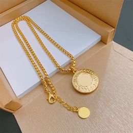 Designer Luxury Necklace Men Gold Necklaces Women Choker Pendant Trend Designers Jewellery Gift Wedding Party Collier With Box