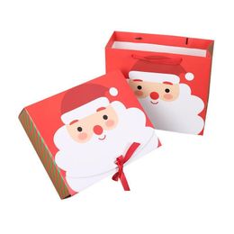 Gift Wrap New Arrival Merry Christmas Box Bag Santa Claus Paper Container Supplies Lx00965 Drop Delivery Home Garden Festive Party Ev Dhfrm