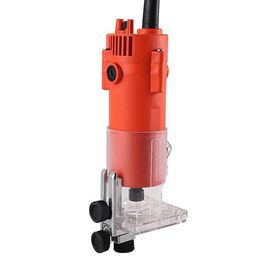 Freeshipping Router Trimmer 600w 30000rpm Durable Small Copper Motor Carving Machine 6mm Electric Woodworking Trimmer Power Tool Pwjlr