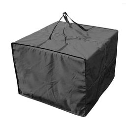 Storage Bags Outdoor Garden Heavy Duty Extra Large Waterproof Zipped Cushion Bag Pouch Case 210D Polyester Black