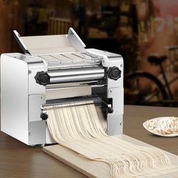 Electric Noodle Press Machine Stainless Steel Desktop Fresh Pasta Machine Dumpling Maker Commercial Noodle Maker