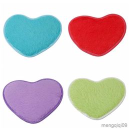 Carpet 26*37cm Love Heart Shaped Doormat Soft Push Floor Mat Bathroom Floor Area Rug For Living Room Mats Shaggy Carpets R231115