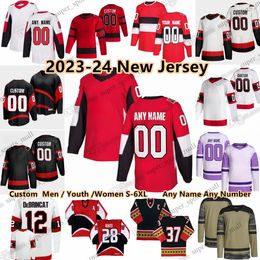 Özel S-6XL 2023-24 Sezon Koleji Hokey Forması 7 Brady Tkachuk Alex Debrincat Claude Giroux Thomas Chabot Tim Stutzle Drake Batherson Artem Zub Jakob Chychrun