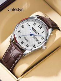 Wristwatches Luxury Quartz Watch for Men's Civil Service Exams Women's Silent Middle and High School Student Quartz