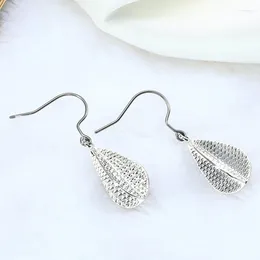 Dangle Earrings Drop Earring For Women Girls Sensitive Ear Titanium Teardrop Pure Hooks Handmade