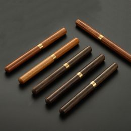 Smoking Natural Wood Herb Tobacco Oil Rigs Wig Wag Cigarette Bongs Dabber Straw Nails Portable Steel Stick Poker Tips Rod Holder