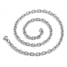 Chains 10 Pieces Unisex Necklace Fashion Hiphop Necklaces Stainless Steel Jewellery Decorative Accessory Bar Party Travel