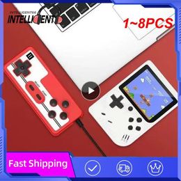 Portable Game Players 1~8PCS IN 1 Retro Video Game Console Handheld Game Player Portable Pocket TV Game Console AV Out Mini Handheld Player for Kids 231114