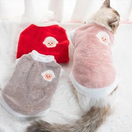 Cat Costumes Winter Pet Clothes Super Soft Plush Lined Keep Warm Acrylic Sweatshirt Sleeping Supplies