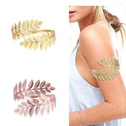 Bangle Gold Silver Plated Greek Roman Laurel Leaf Bracelet Armband Upper Arm Cuff Armlet Festival Bridal Belly Dance Jewelry Gift