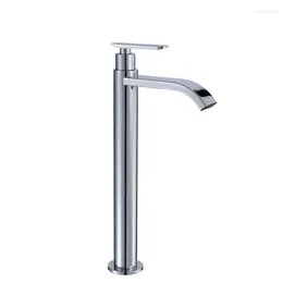 Bathroom Sink Faucets Stainless Steel Single Cold Basin Faucet Raised Platform Kitchen Accessories