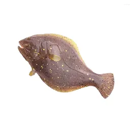 Party Decoration Animals Toys Realistic Model Aquarium Figurines Sea Flatfish Ocean Creature Decor Ornament Figures Animal Marine Simulated