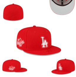 Men's Baseball Los Angels Fitted Size Hats LA Snapback Hats Classic SOX Royal Hip Hop Sport Caps Chapeau Grey Stitch Heart " Series" " Love Hustle Flowers for Women A3