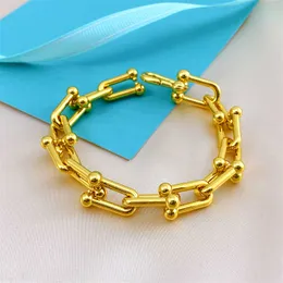 womens korean version of thome creative micro diamond inlaid ushaped hook horseshoe thick bracelet for men 1856165