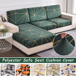 Chair Covers Geometric Printed Sofa Cushion Cover For Living Room Elastic Spandex L-shaped Corner Seat Slipcover Washable Removable