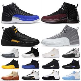 12s Basketball Shoes Jumpman 12 Men Sneaker A Ma Maniere Táxi Black Stealth Hyper Royal Mens Outdoor Sport Trainers Good