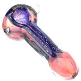 Fumed Purple Colour Changing Glass Spoon Pipe