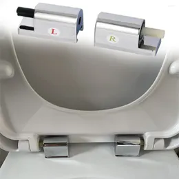 Toilet Seat Covers Connector Hinges Set Contemporary Slow-down Parts Soft Close Top Fixing Method Suits Any Bathroom