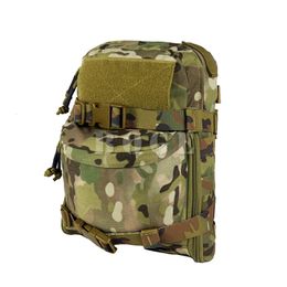 Outdoor Bags Tactical Water Bag 500D Lightweight Waterproof Backpack Chest Hanging Molle System Edc Action Vest Hunting Pouch 231114