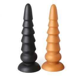 Anal Toys Soft Plugs Liquid Silicone Buttplug Prostate Massage Big Butt Plug Anus Dilatador Dildo Masturbator Sex For Woman Men 231114