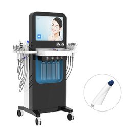 Hydra vertical facial machine removes skin acne marks, improves skin oiliness, removes spots, wrinkles, evens skin tone, and improves dullness