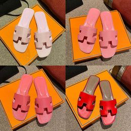 2023 Designer Sandals Women Slippers Paris Brand Sandal Real Leather Slides Platform Flats Beach Shoes Flip Flop Boots Flat Casual Slipper Outdoor Home