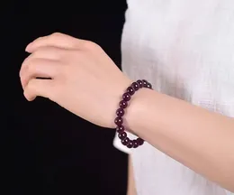 Decorative Figurines Natural Purple Tooth Black Ring Bracelet Crystal Clear And Clean! Super In Colour Size: 8.5 Mm