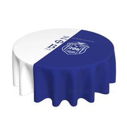 Table Cloth Zeta Phi Beta Round Tablecloth 60 Inch Table Cover Decor Table Clothes for Dining Table Party Coffee Table Decoration 231115
