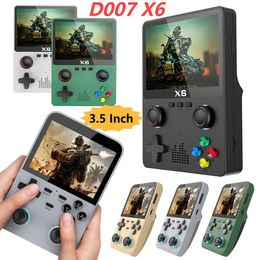 Portable Game Players D007 Handheld Game Players 3.5 Inch IPS Screen Game Console Video Player Built-in 10000 Games Portable Retro Electronic Console 231114