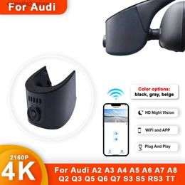 Car DVRs 4K Dash Cam Car Camera Recorder Dashcam WIFI Car Dvr Recording For Audi A2 A3 A4 A5 A6 A7 A8 Q3 Q5 Q7 Q2 S3 S5 RS3 TT 2016-2019 Q231115