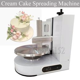 110V 220V Birthday Cake Bread Cream Coating Decoration Spreader Cream Cake Making Machine Cake Spreading Machine