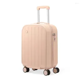 Suitcases Luggage Female Lightweight Small On Wheels Students Mute Universal Wheel Password Boarding Suitcase Male 20 Inch