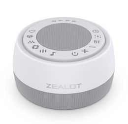 ZEALOT Z5 Speakers Noise Sound Machines with Night Light 24 Soothing Sounds and Sleep White Noise Machine for Adults Kids Baby