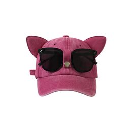 2023 Mens Baseball Hat with sunglasses and box Designers Caps Golf Women Fitted Cap Fashion Letter solid Casquette Beanie sunbonnet polarized Goggle youth cap