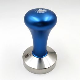 Tampers Espresso Coffee Blue Machine Press Flat Base Barista Accessories 51mm 57 5mm 58mm 230414