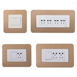 Wall Stickers Vintage Resin Light Switch Decals DIY Home Decoration Solid Color On-off Sticker Outlet