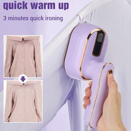 Other Home Garden Portable Mini Vertical Steam Iron for Clothes Garment Steamer Powerful Manual Handheld Travel Clothing Ironing Machine 231115
