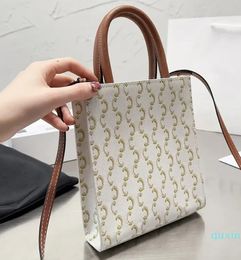 Women Leather Designer Casual Shopping Bag Shoulder Classic Pattern Printing