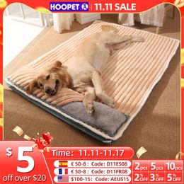 kennels pens HOOPET VIP Drop Dog Mat Comfortable Pad for Small Medium Large Dogs Cats Pet Bed S-2XL Large Dog Sleeping Bed Supplies 231116