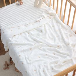 Blankets Summer Three Layers Thin Bamboo Cotton Baby Blaket