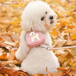 Dog Collars Traction Rope Adjustable Pet Knapsack Poodle Bixiong Cat Strap Accessories Suit Items Collar Ches W1R2