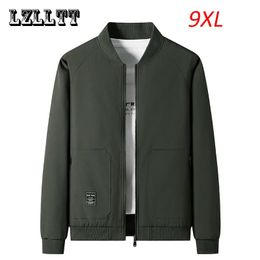 Men's Jackets Spring Autumn Men Windproof Casual Jackets Coats Men Fashion Windbreaker Jackets Men's Jacket Breathable Tops Male Plus Size 9XL 231116