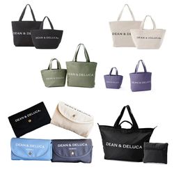 Evening Bag Trend Japan Designer Square Large Capacity Tote Handbag Canvas Green Shopping Storage Shoulder Aesthetic Big Bag Sale 231115