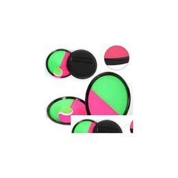 Novelty Items Ball Toys Sticky Target Racket Indoor And Outdoor Fun Sports Parent-Child Interactive Throw Catch Novelty Drop Delivery Dhexn