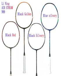 LINING AIR STREAM N99 II Chen Long Badminton national team Racquet High elasticity carbon racket Line completion perfect85881259528