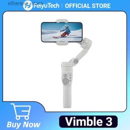 Stabilizers FeiyuTech Vimble 3 Official 3-Axis Gimbal Stabilizer for Smartphone Collapsible with Extension Bar Fits IPhone/Sumsung for Vlog Q231116