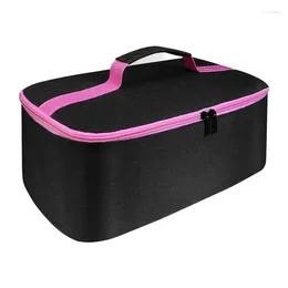 Storage Bags Portable Hair Tools Travel Bag With Handle Strong Load-bearing Capacity Waterproof Brushes Combs Organizer For Home